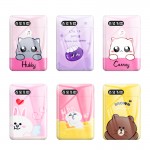 2.1a fast charging portable cute cartoon mobile power supply