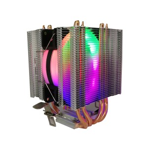 4 Heat pipe double tower CPU radiator