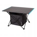 Outdoor aluminum alloy portable folding table