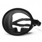 Panoramic wide field of view diving mirror