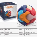 Intelligent disassembly toy ball