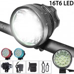 Strong light flashlight waterproof and shockproof 4-cell battery pack