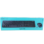 Logitech photoelectric wireless keyboard and mouse set