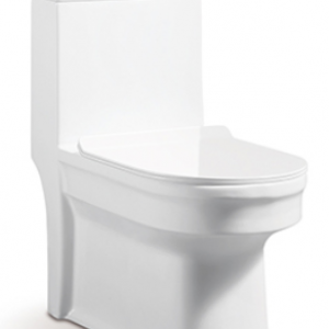 S-trap: 300/400mm  Siphonic one piece toilet