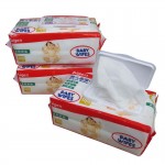 100 baby hand and mouth wipes with cover