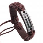 Leather Bracelet cross