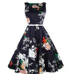 Retro High Waist large swing skirt, European and American slim dress, versatile court skirt