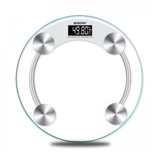 Round household intelligent electronic health scale