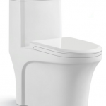 S-trap: 300/400mm Eddy Siphonic one piece toilet