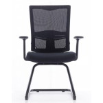 Office chair reinforced armrest and comfortable backrest