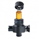 Automobile turbine pressure relief valve adjustable turbine pressure relief valve bilateral outlet type