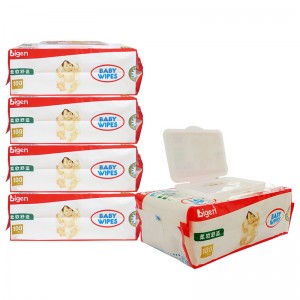 Wet wipes baby wet paper wipes 100 with cover 5 bags in total