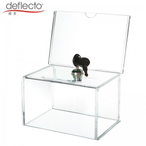 Acrylic business card collection box