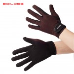 Equestrian gloves outdoor super fiber wear-resistant and anti-skid all finger