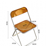 Folding ACRYLIC CHAIR