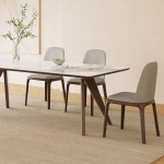 Solid wood Dining table1.2m