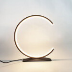 Modern Design Tube Shape Silver Finish LED Chip Table Lamp