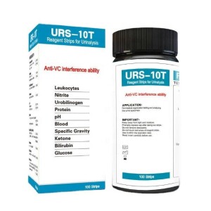 urine test strip URS-10T Urinalysis reagent strips OEM accept