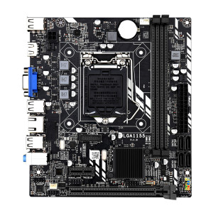 H61m computer motherboard 1155 pin DDR3 memory quad core i5 i7 home office Dual Channel HD interface