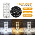 16 Touch Colors Led Rose Home Decor Rechargeable