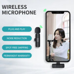 live video mini wireless lapel Mic for iphone phone