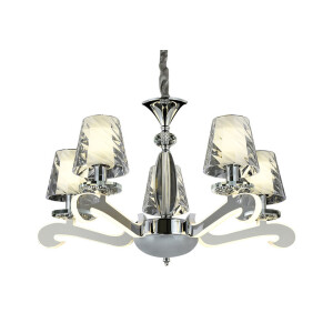 Good Price Hanging White Frosted Glass Shade Chandelier Lamp