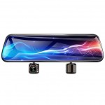 10 inch streaming media rearview mirror three lens HD night vision reversing all-in-one machine