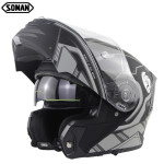 Soman motorcycle Bluetooth helmet double lens uncovering helmet motorcycle helmet ECE standard 965 Bluetooth helmet