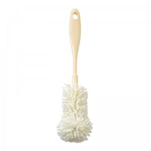 Nano sponge bottle brush