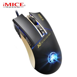 Colorful RGB cable game mouse