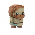 Obiwan fangtouzai building block toy compatible with LEGO