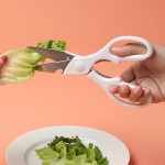 Multifunctional scissors stainless steel food scissors