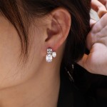 Asymmetric 925 Sterling Silver Earrings