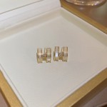 Zircon Letter Earrings