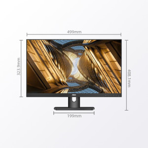 AOC x23e1h 22.5-Inch IPS screen 16:10 narrow frame wall mounted VGA HDMI display