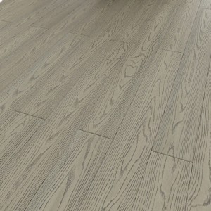 Tangmu pure solid wood floor log oak pattern