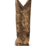 Women's leather boot side zipper