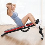 Dumbbell stool foldable household sit ups