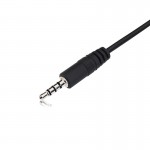 tin on 3.5mm quadrupole single male audio cable