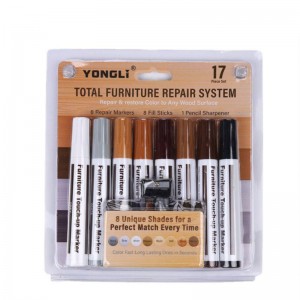 8-color solid wood furniture floor touch up pen