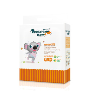 Non wet lightweight breathable diapers