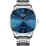 KASSAW Men's watch calendar waterproof steel strip full-automatic mechanical watch