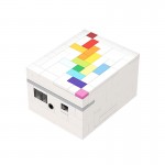 MOC compatible LEGO granule splicing block toy Rainbow Road decryption box