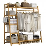 Medium coat hanger floor multi-function cabinet