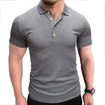 Summer short sleeve sports American polo shirt