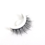 Self adhesive false eyelashes jelly strip slender thick non magnet glue free false eyelashes