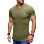 Summer men's sports fitness short sleeve T-shirt