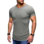 Summer men's sports fitness short sleeve T-shirt