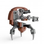 Star Wars destroyer robot compatible assembly blocks