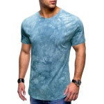 Men's hip hop tie dyed short sleeves